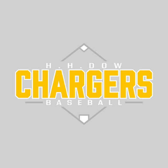 Midland Dow Chargers - Baseball - Baseball Diamond with School Name