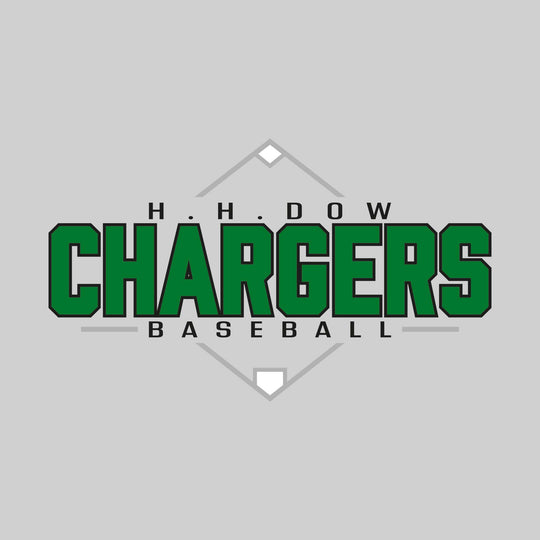 Midland Dow Chargers - Baseball - Baseball Diamond with School Name