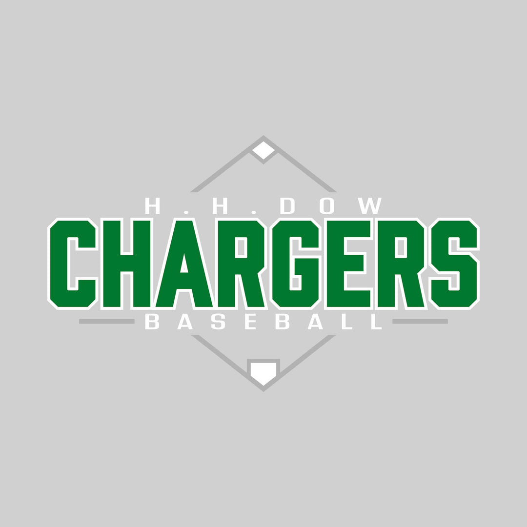 Midland Dow Chargers - Baseball - Baseball Diamond with School Name