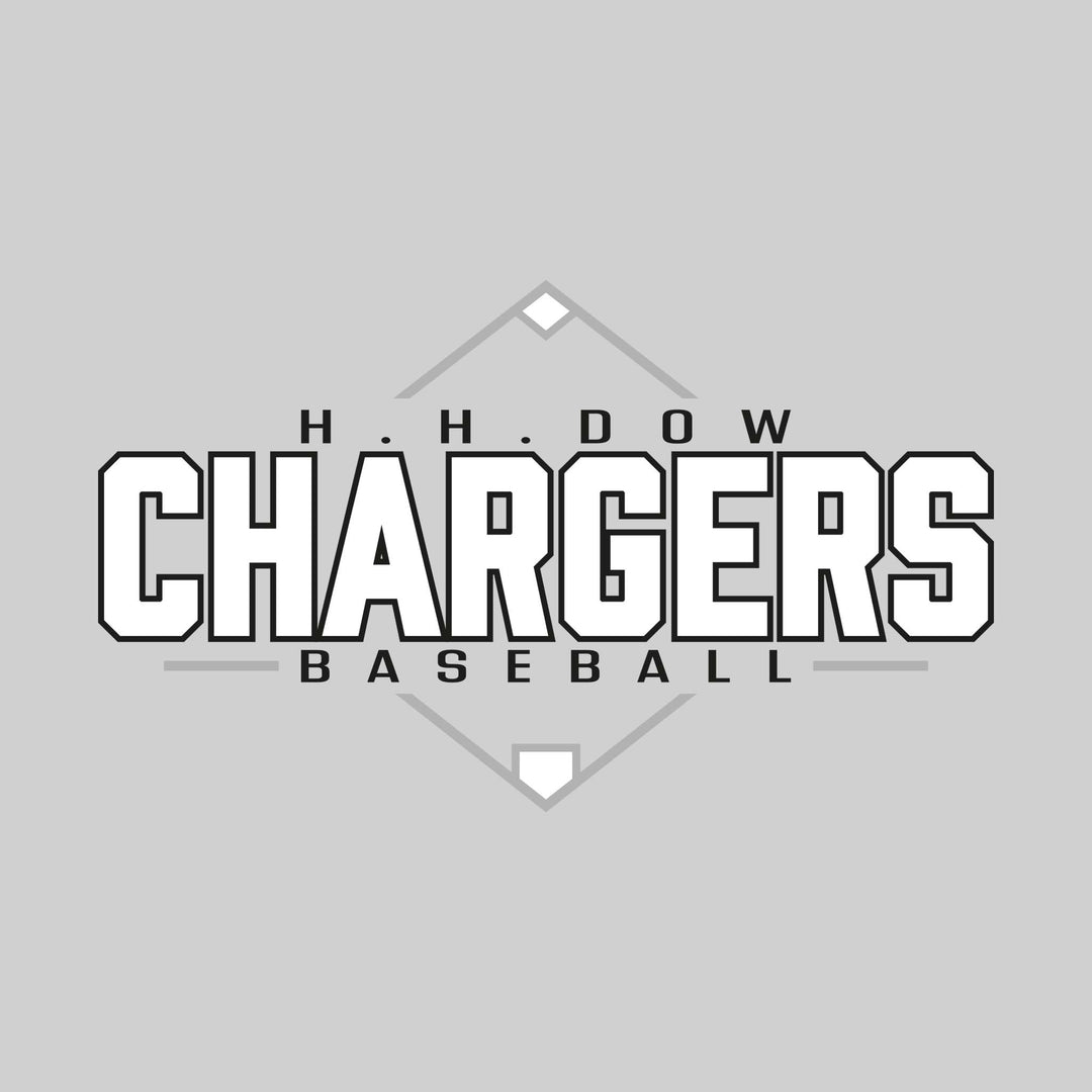 Midland Dow Chargers - Baseball - Baseball Diamond with School Name