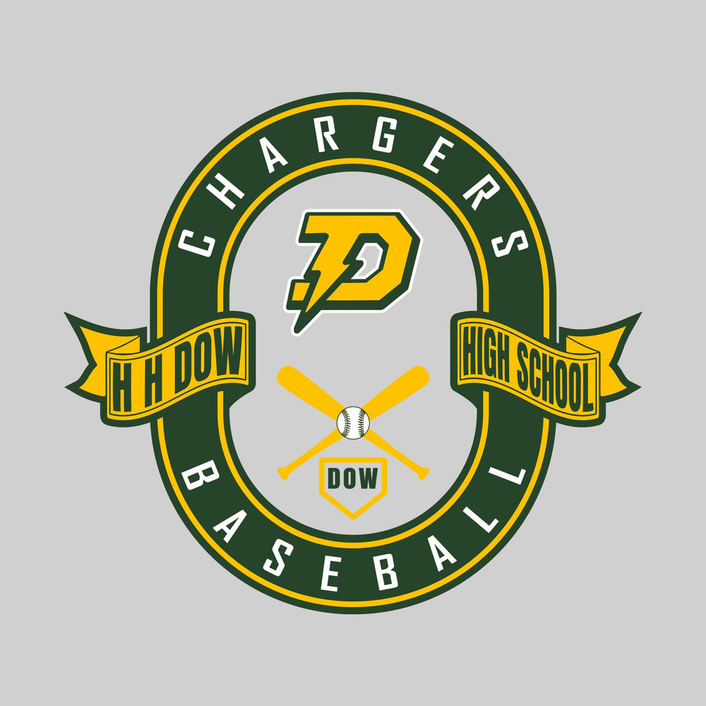 Midland Dow Chargers - Baseball - Oval with Banners