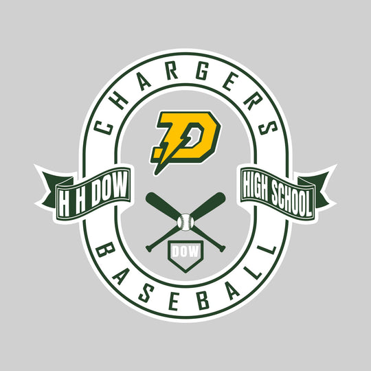 Midland Dow Chargers - Baseball - Oval with Banners
