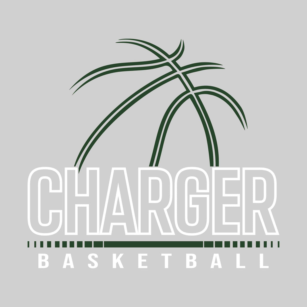 Midland Dow Chargers - Basketball - Basketball Grooves with Team Name