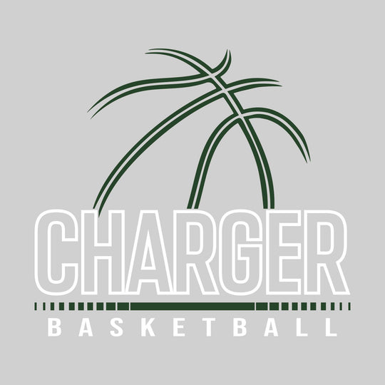 Midland Dow Chargers - Basketball - Basketball Grooves with Team Name