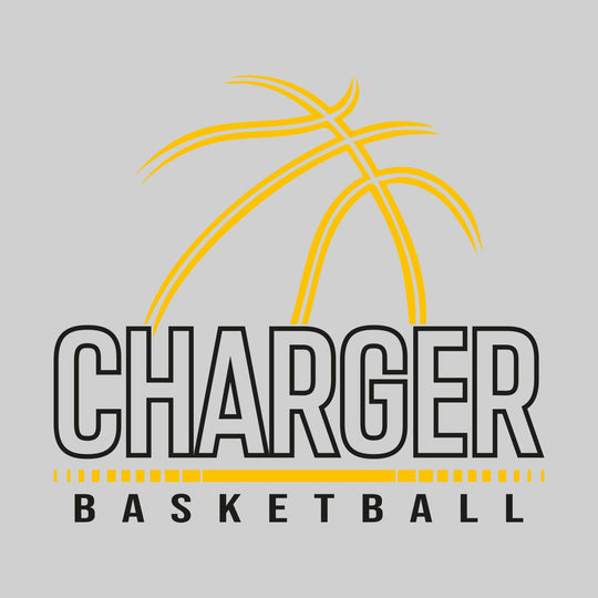 Midland Dow Chargers - Basketball - Basketball Grooves with Team Name