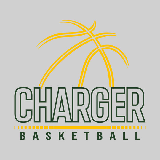 Midland Dow Chargers - Basketball - Basketball Grooves with Team Name
