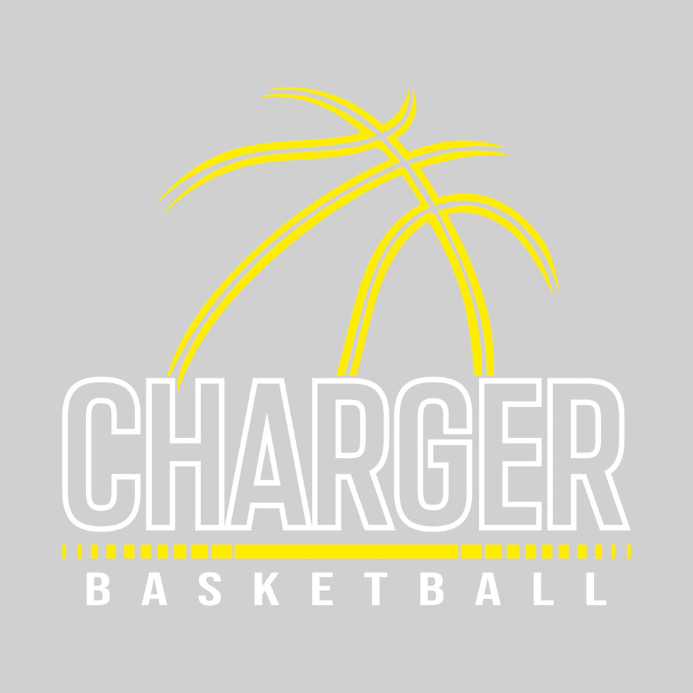 Midland Dow Chargers - Basketball - Basketball Grooves with Team Name