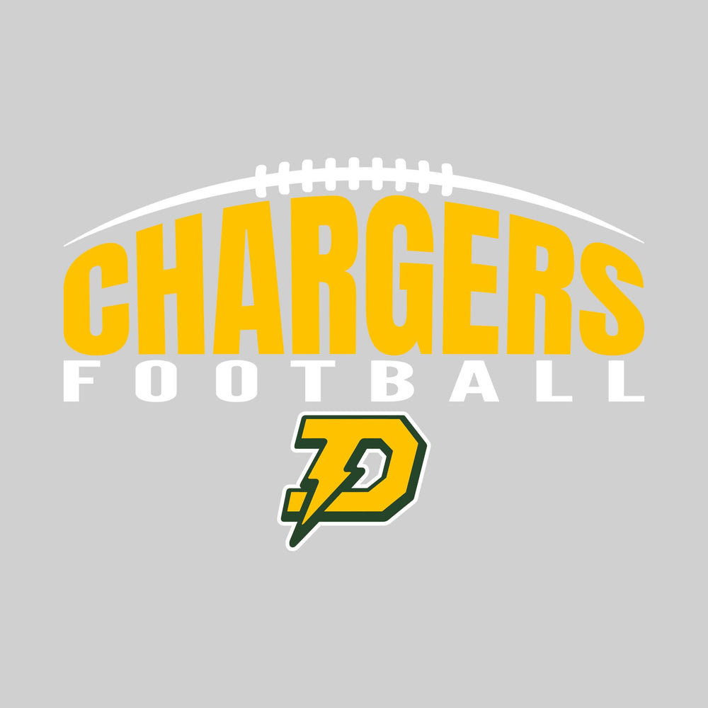 Midland Dow Chargers - Football - Football Laces Over Chargers