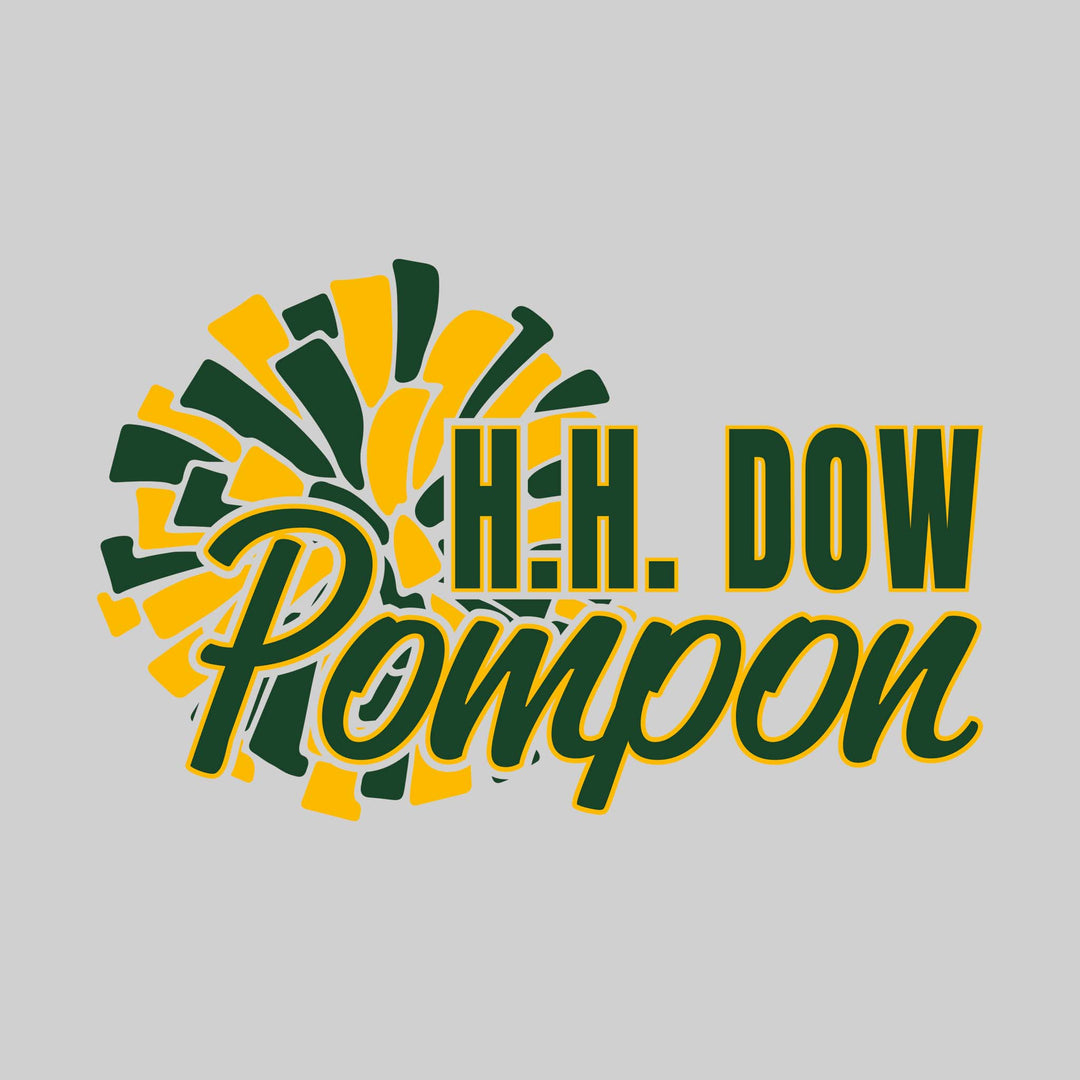 Midland Dow Chargers - Poms - H H Dow Pompon with Big Pom