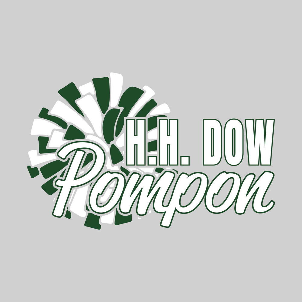 Midland Dow Chargers - Poms - H H Dow Pompon with Big Pom