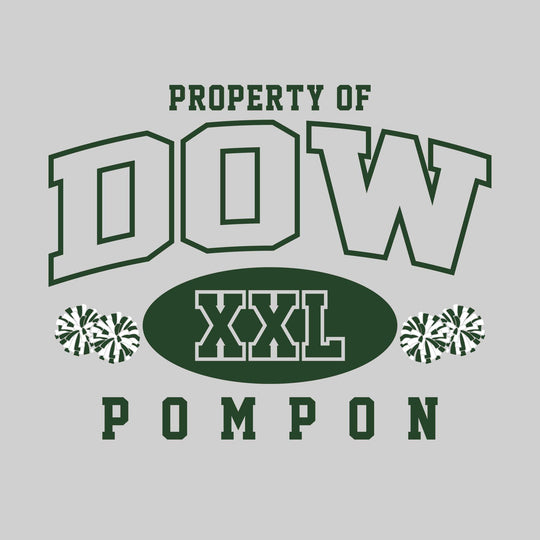 Midland Dow Chargers - Poms - Property of Dow Pompon - XXL with Poms