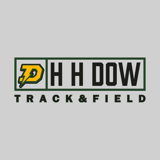 Midland Dow Chargers - Track &amp; Field - Framed Mascot &amp; School Name