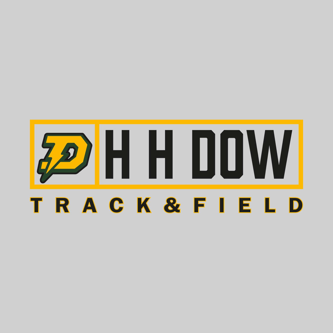 Midland Dow Chargers - Track &amp; Field - Framed Mascot &amp; School Name