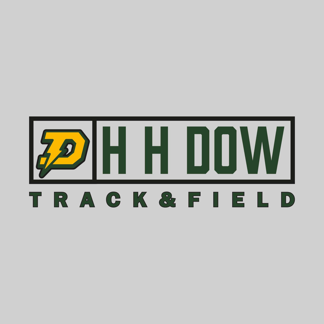 Midland Dow Chargers - Track &amp; Field - Framed Mascot &amp; School Name