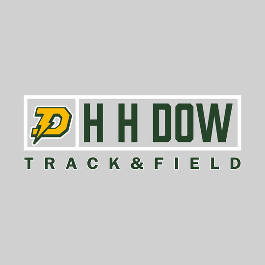 Midland Dow Chargers - Track &amp; Field - Framed Mascot &amp; School Name