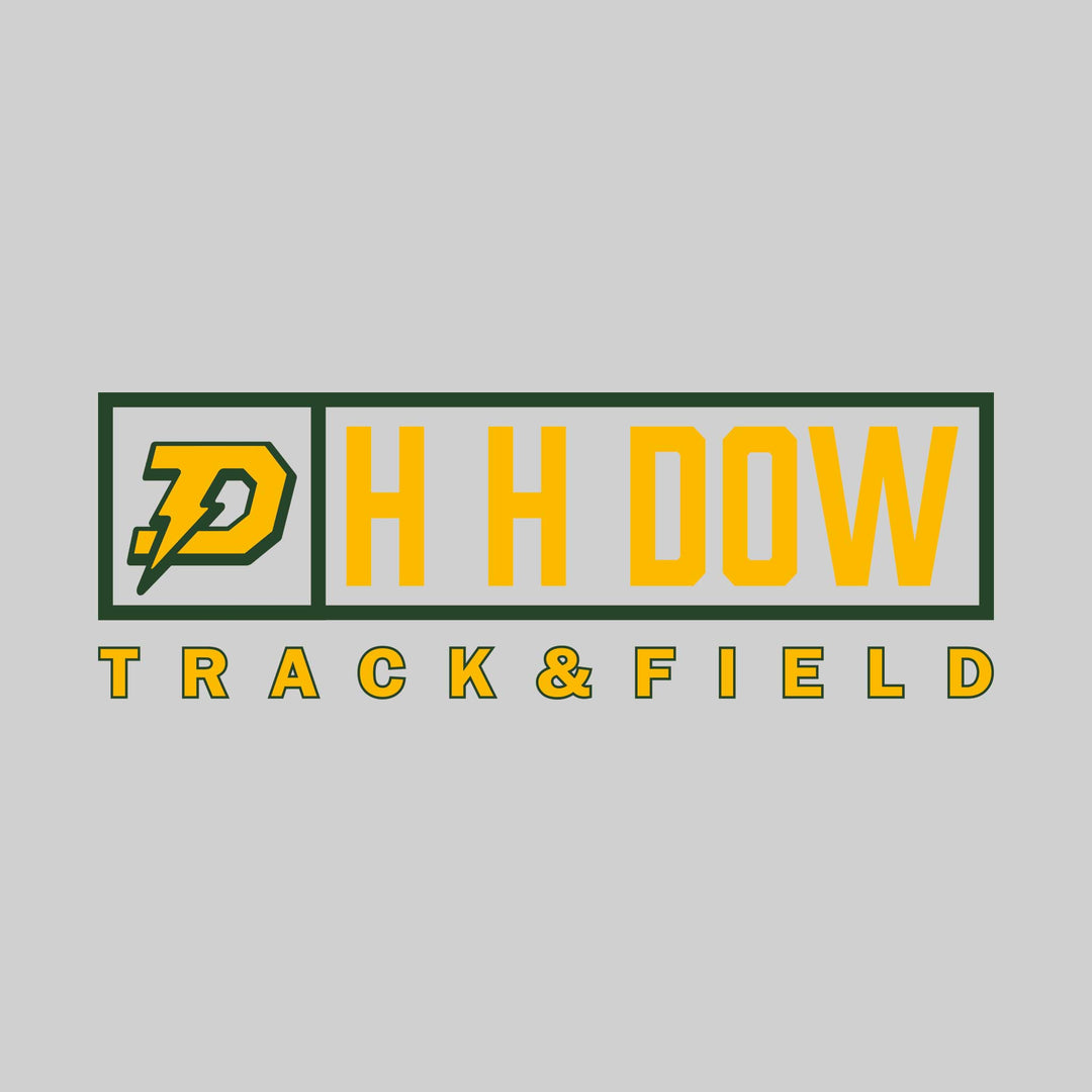 Midland Dow Chargers - Track &amp; Field - Framed Mascot &amp; School Name