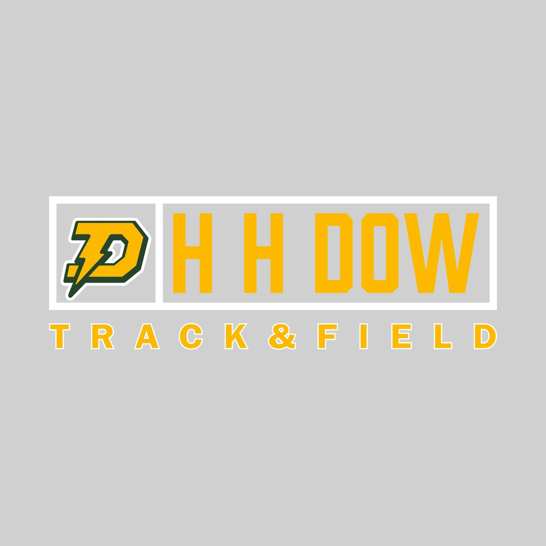 Midland Dow Chargers - Track &amp; Field - Framed Mascot &amp; School Name