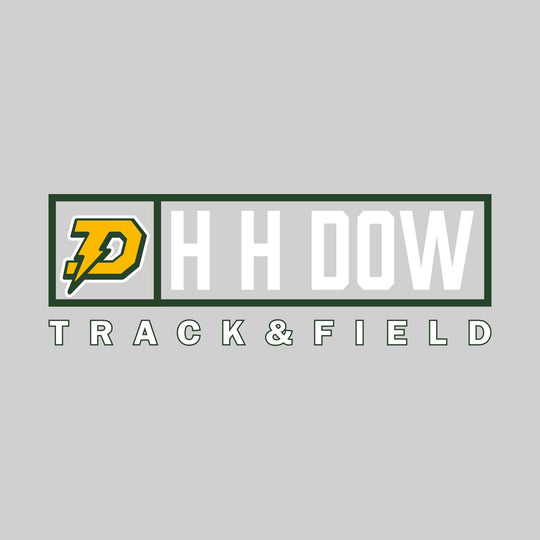 Midland Dow Chargers - Track &amp; Field - Framed Mascot &amp; School Name