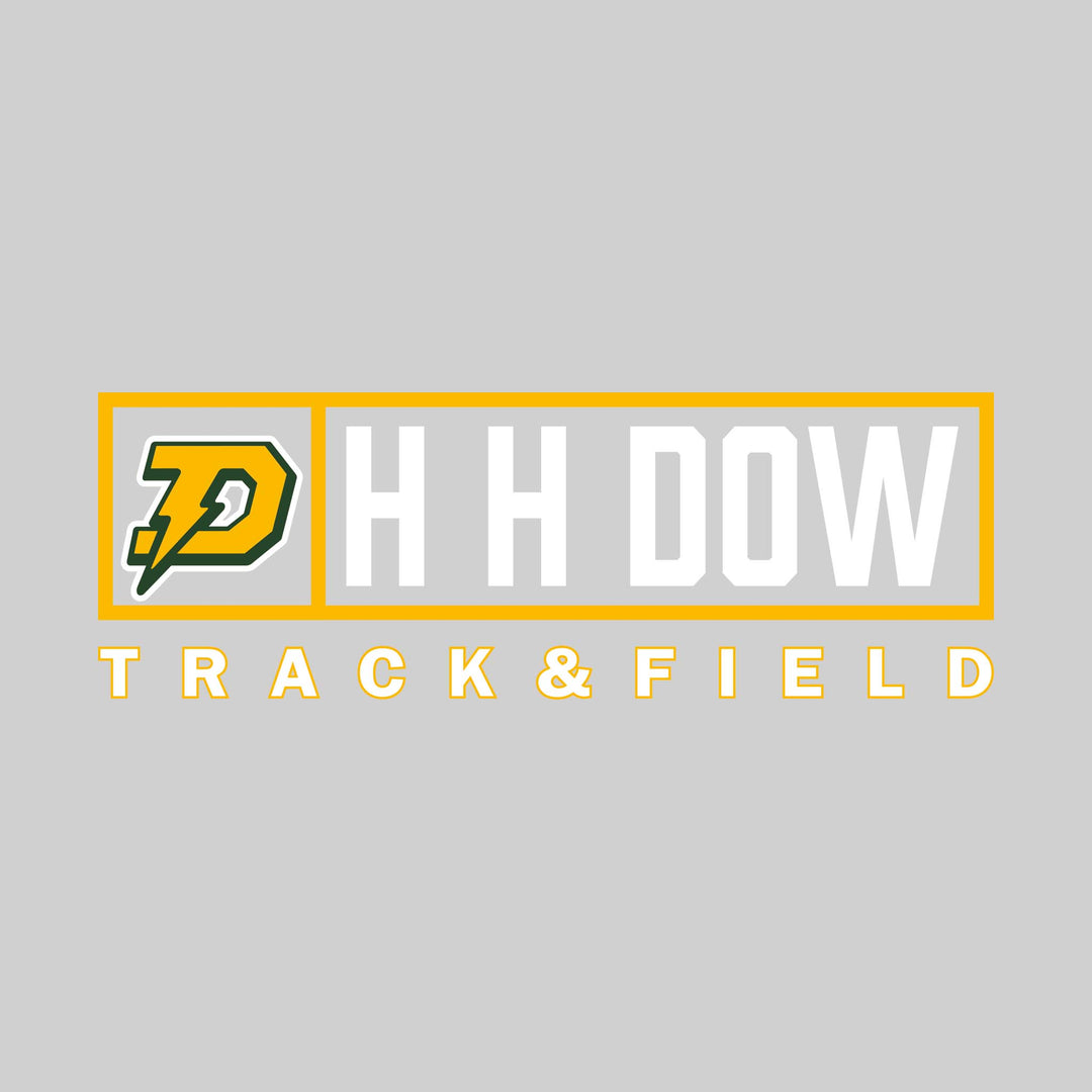 Midland Dow Chargers - Track &amp; Field - Framed Mascot &amp; School Name