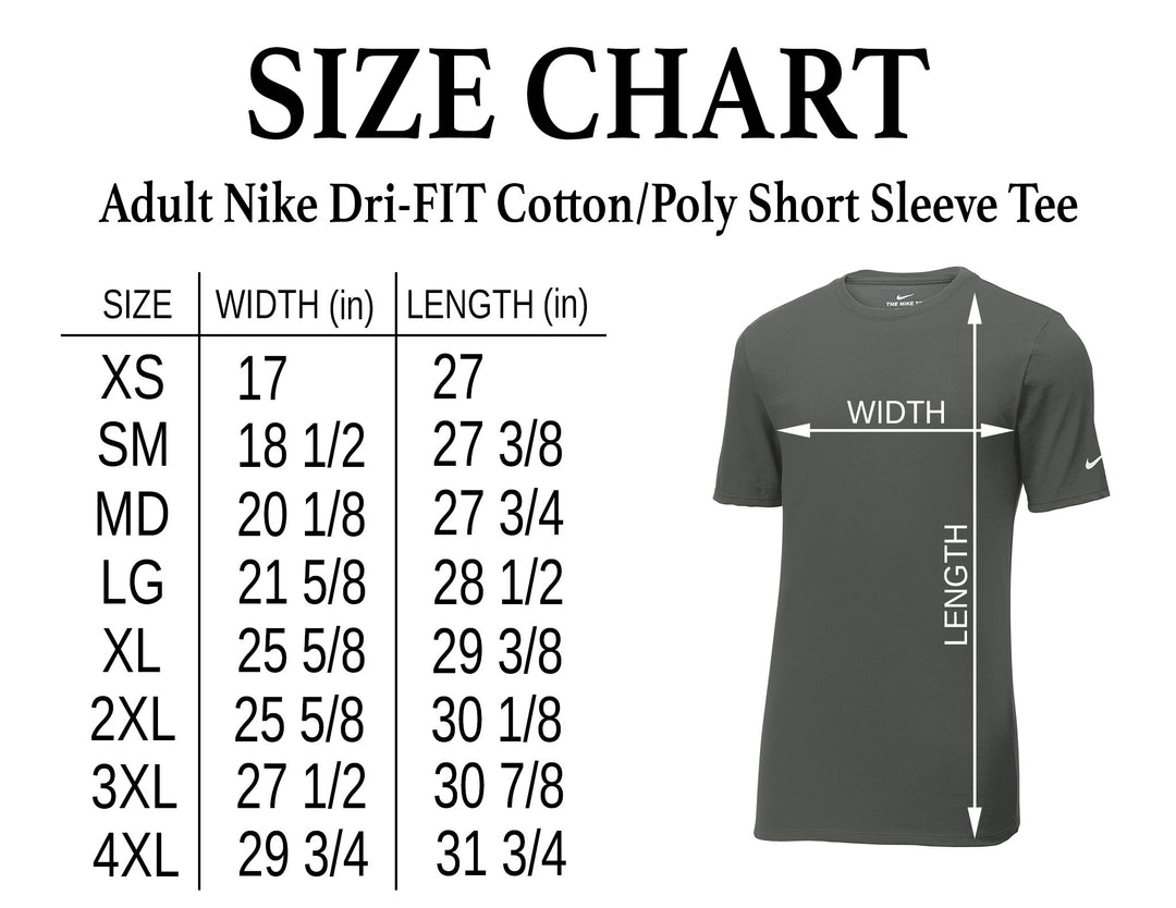 All Saints Cougars - Football - District Champs - 2026 - Nike Dri-FIT Cotton/Poly Tee