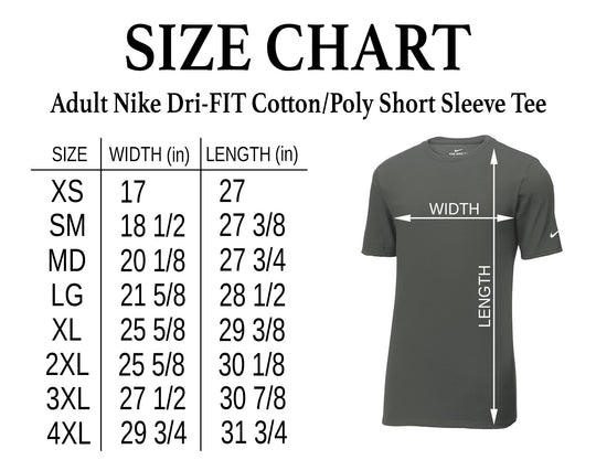All Saints Cougars - Football - District Champs - 2026 - Nike Dri-FIT Cotton/Poly Tee