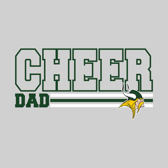 Northeast Middle School - Cheer - Cheer Dad - Outlined Cheer with Color Bars