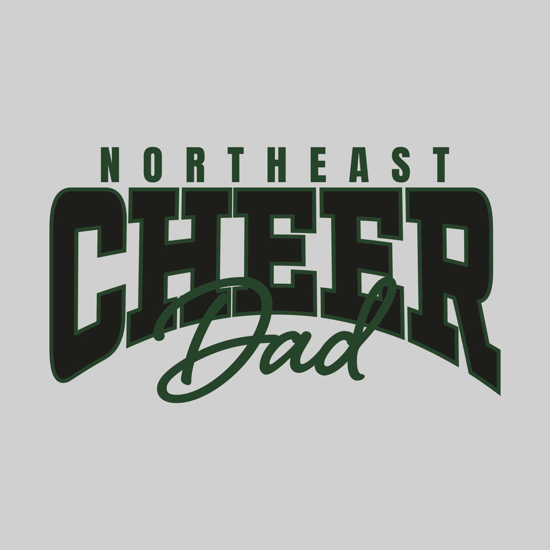 Northeast Middle School - Cheer - Northeast Cheer Dad - Arched Text