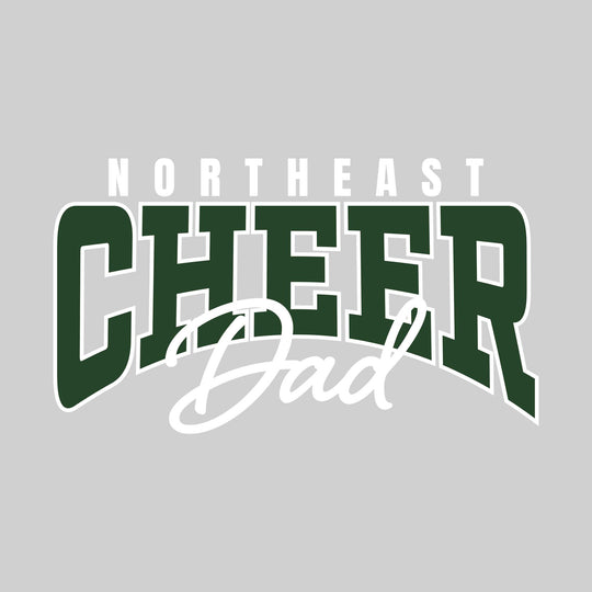 Northeast Middle School - Cheer - Northeast Cheer Dad - Arched Text