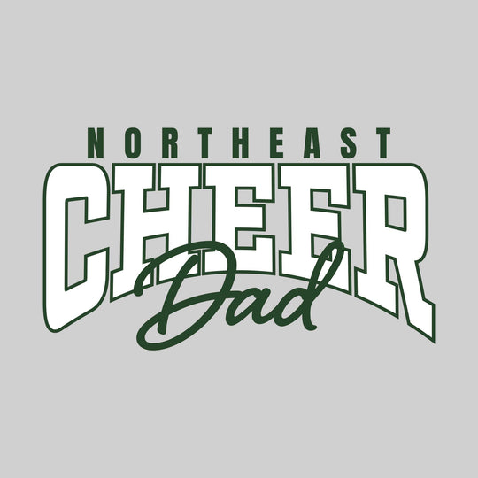 Northeast Middle School - Cheer - Northeast Cheer Dad - Arched Text