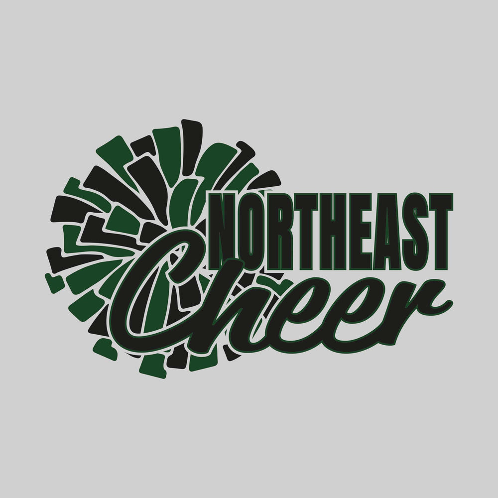 Northeast Middle School - Cheer - Northeast Pompon with Big Pom
