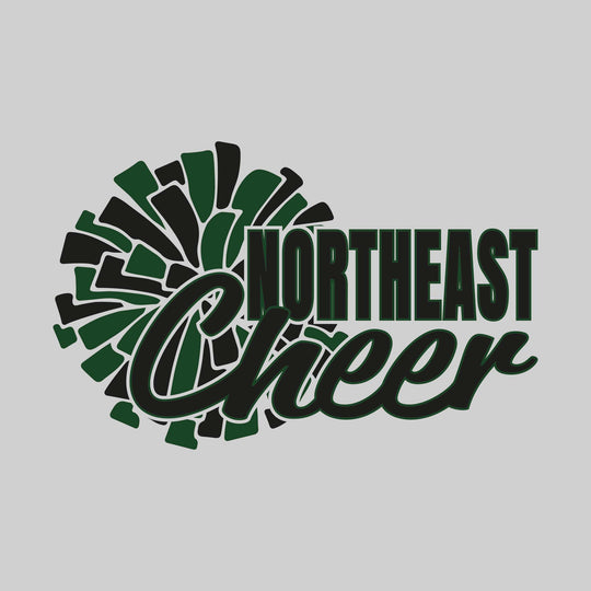 Northeast Middle School - Cheer - Northeast Pompon with Big Pom