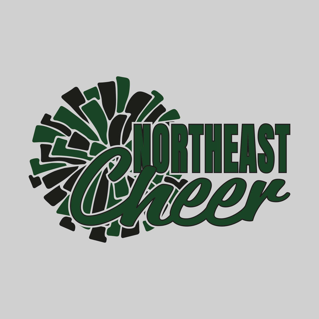 Northeast Middle School - Cheer - Northeast Pompon with Big Pom