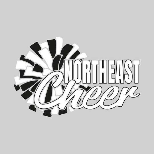 Northeast Middle School - Cheer - Northeast Pompon with Big Pom