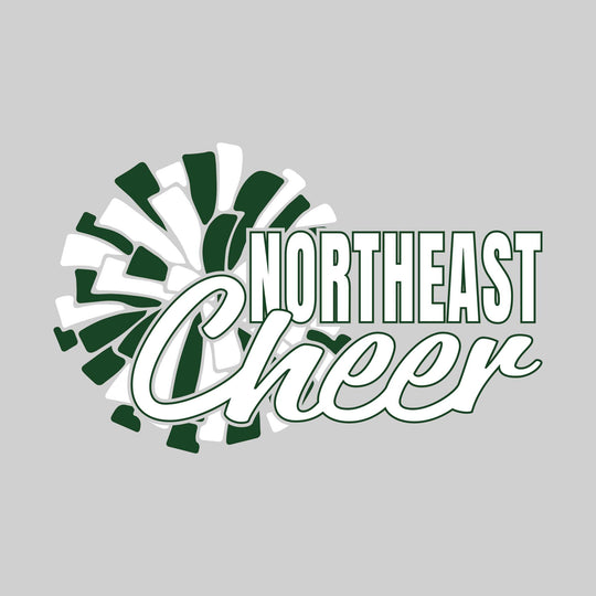 Northeast Middle School - Cheer - Northeast Pompon with Big Pom