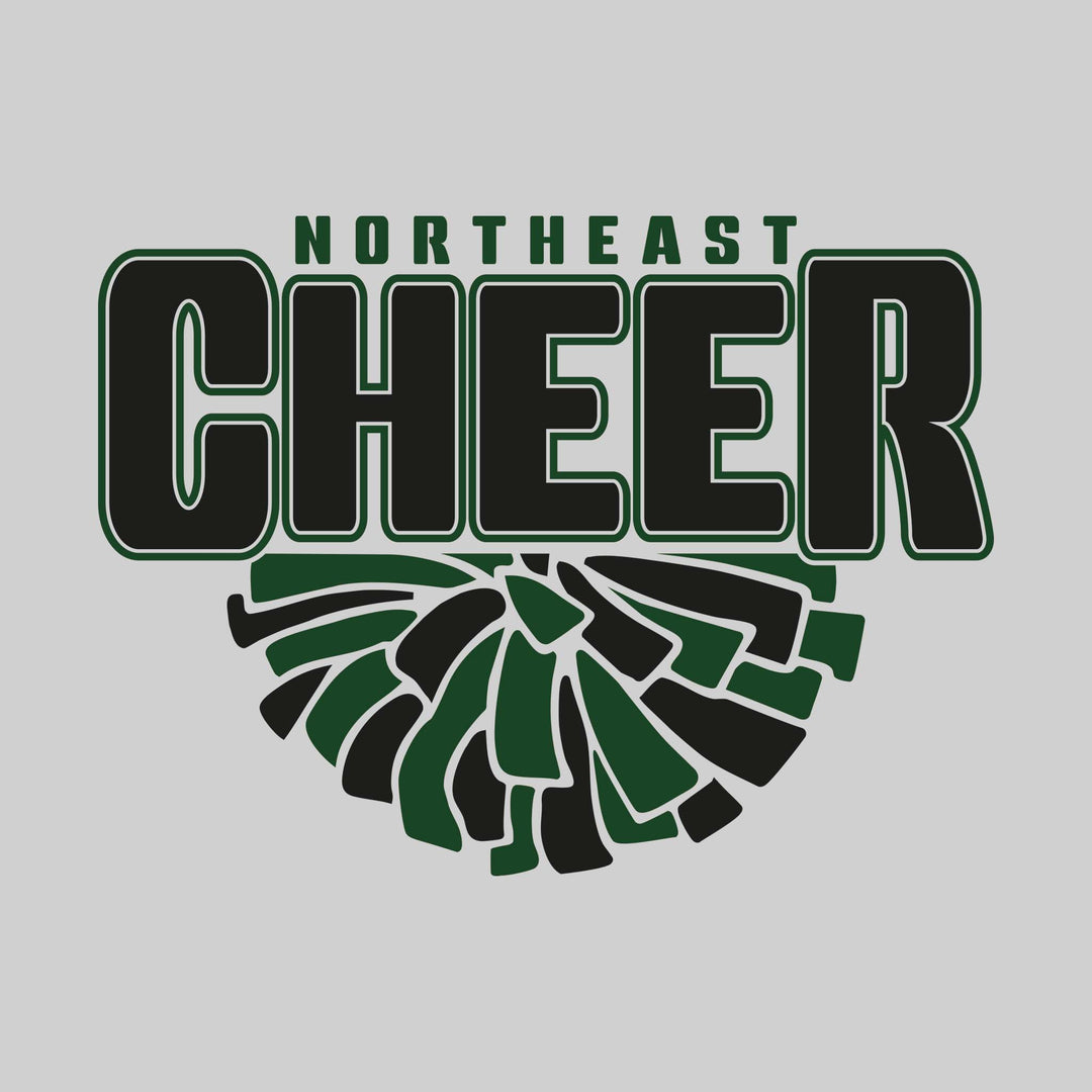 Northeast Middle School - Cheer - Northeast Pompon with Half Pom