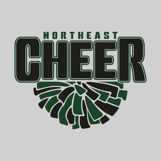 Northeast Middle School - Cheer - Northeast Pompon with Half Pom