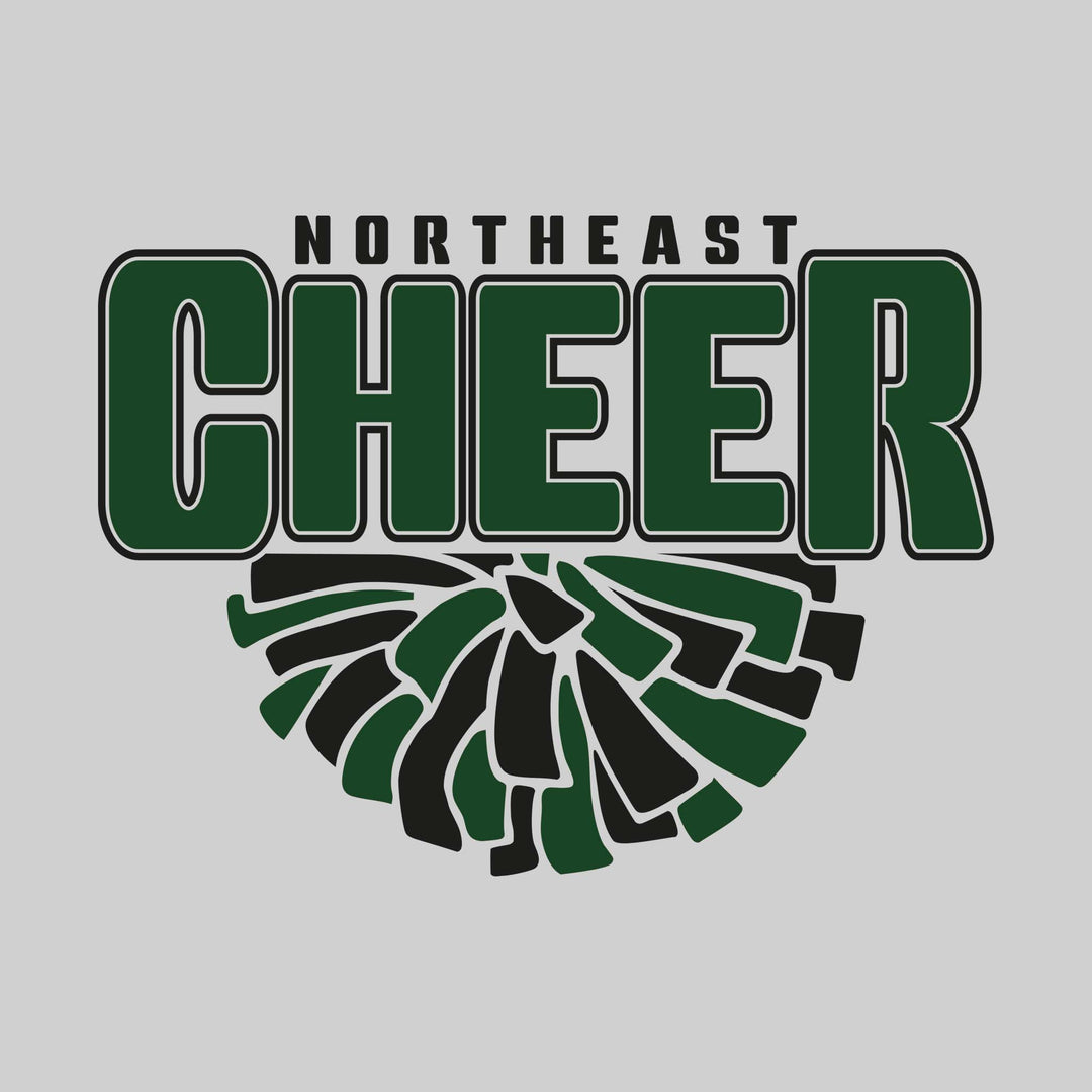 Northeast Middle School - Cheer - Northeast Pompon with Half Pom