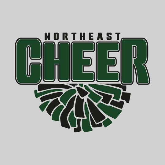 Northeast Middle School - Cheer - Northeast Pompon with Half Pom