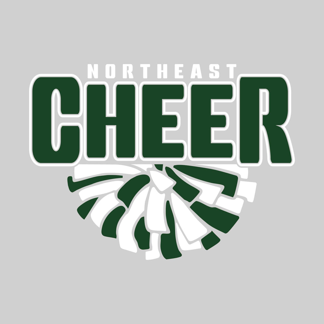 Northeast Middle School - Cheer - Northeast Pompon with Half Pom