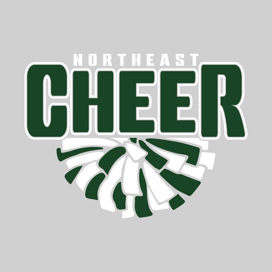 Northeast Middle School - Cheer - Northeast Pompon with Half Pom