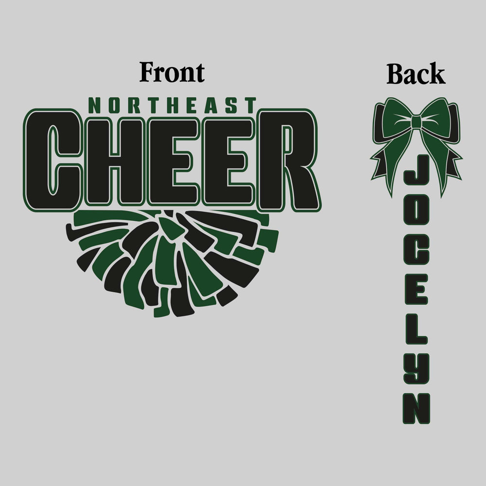 Northeast Middle School - Cheer - Northeast Pompon with Half Pom