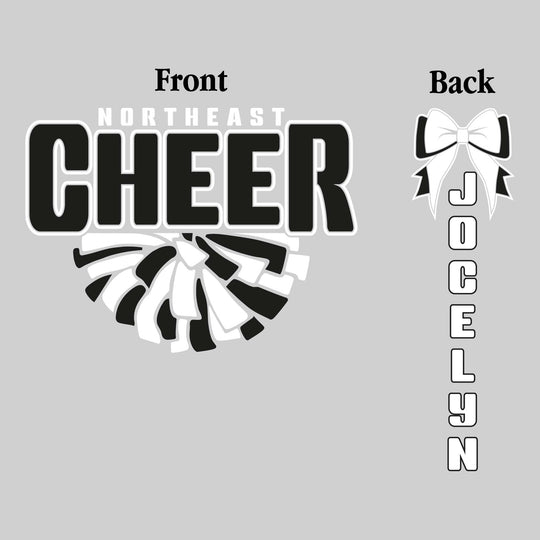 Northeast Middle School - Cheer - Northeast Pompon with Half Pom