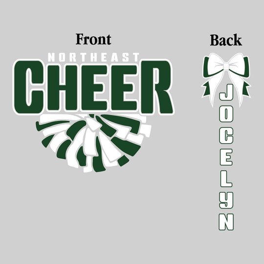 Northeast Middle School - Cheer - Northeast Pompon with Half Pom