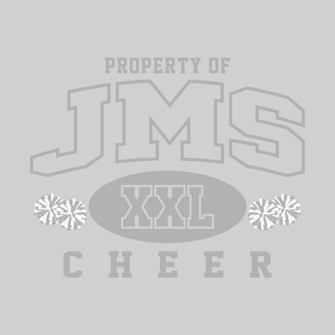 Jefferson Middle School - Cheer - Property of JMS Cheer - XXL with Poms
