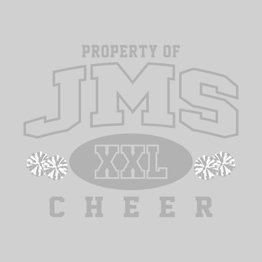 Jefferson Middle School - Cheer - Property of JMS Cheer - XXL with Poms