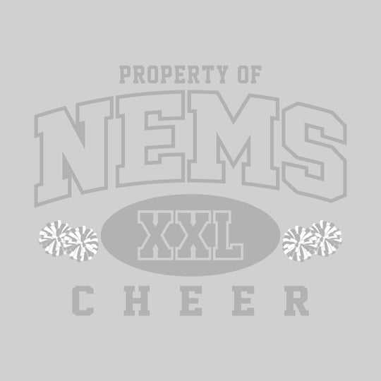 Northeast Middle School - Cheer - Property of NEMS Cheer - XXL with Poms