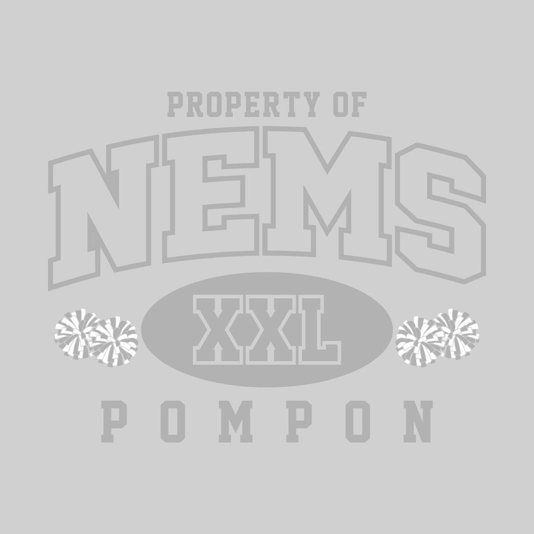 Northeast Middle School - Poms - Property of NEMS Pompon - XXL with Poms