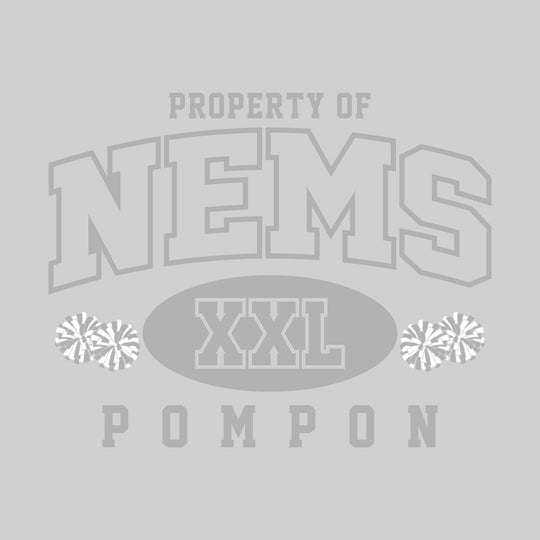 Northeast Middle School - Poms - Property of NEMS Pompon - XXL with Poms