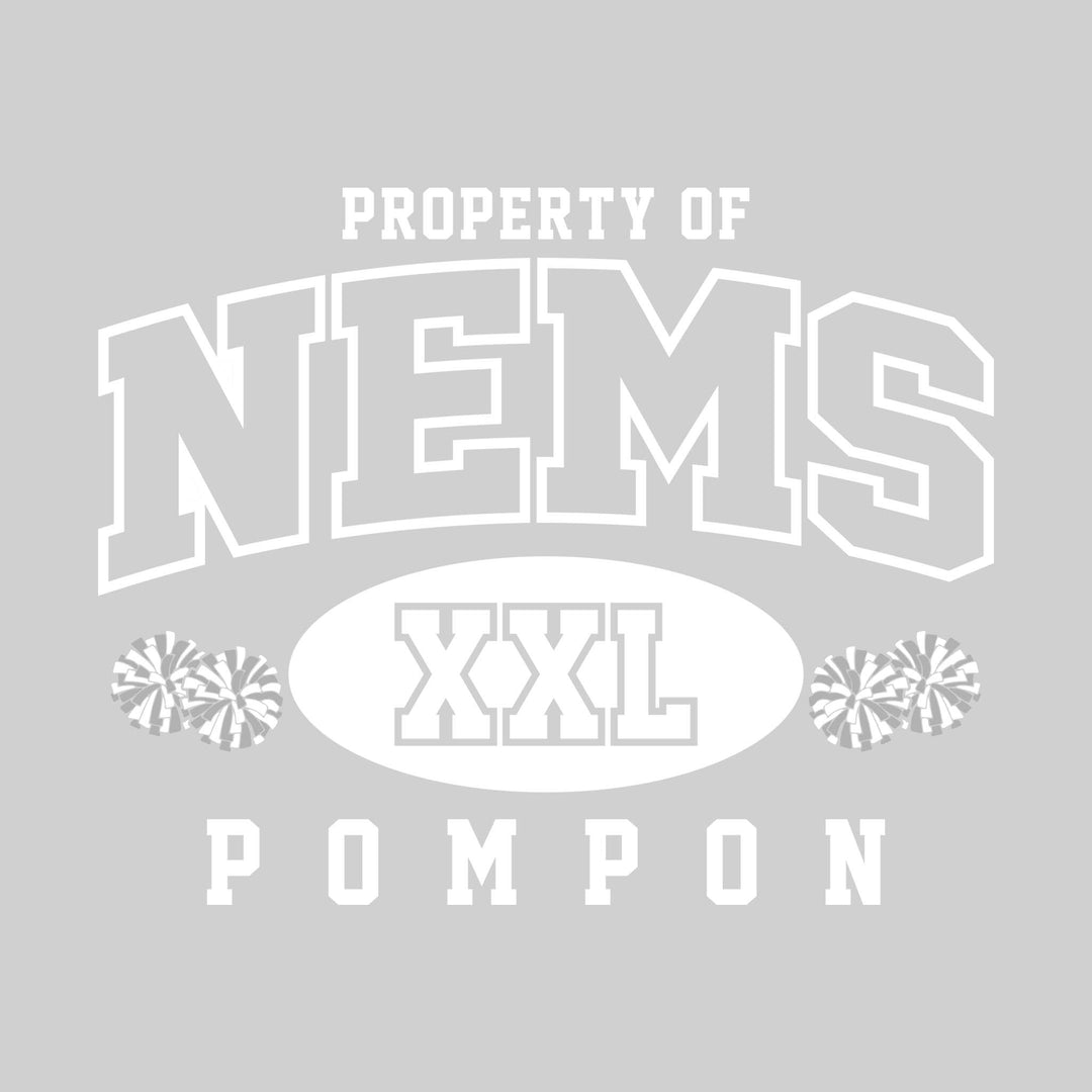 Northeast Middle School - Poms - Property of NEMS Pompon - XXL with Poms