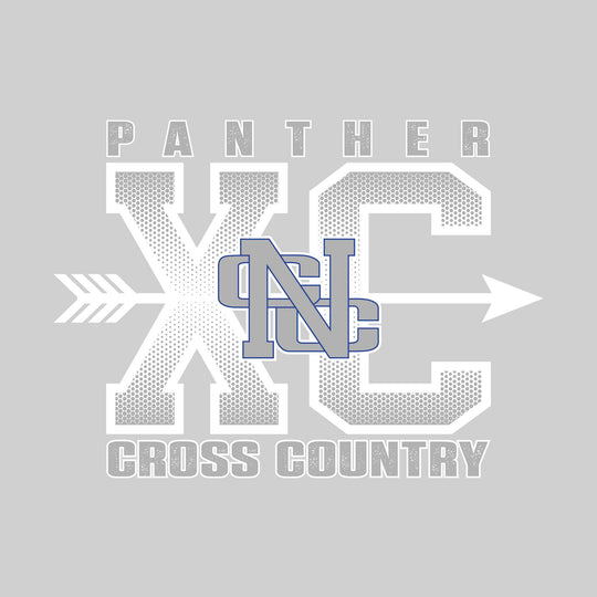 Nouvel Panthers - Cross Country - XC with Arrow and Mascot
